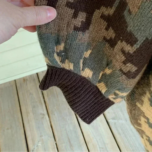 Moda International Victoria’s Secret Small Wool Blend Sweater Dress Camouflage - Picture 4 of 8